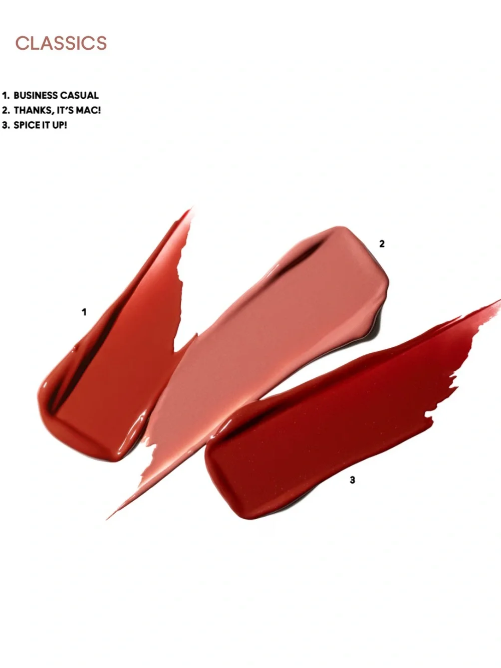 MAC Cosmetics Wildest Gleams Mini Lustreglass Classic Lip Trio